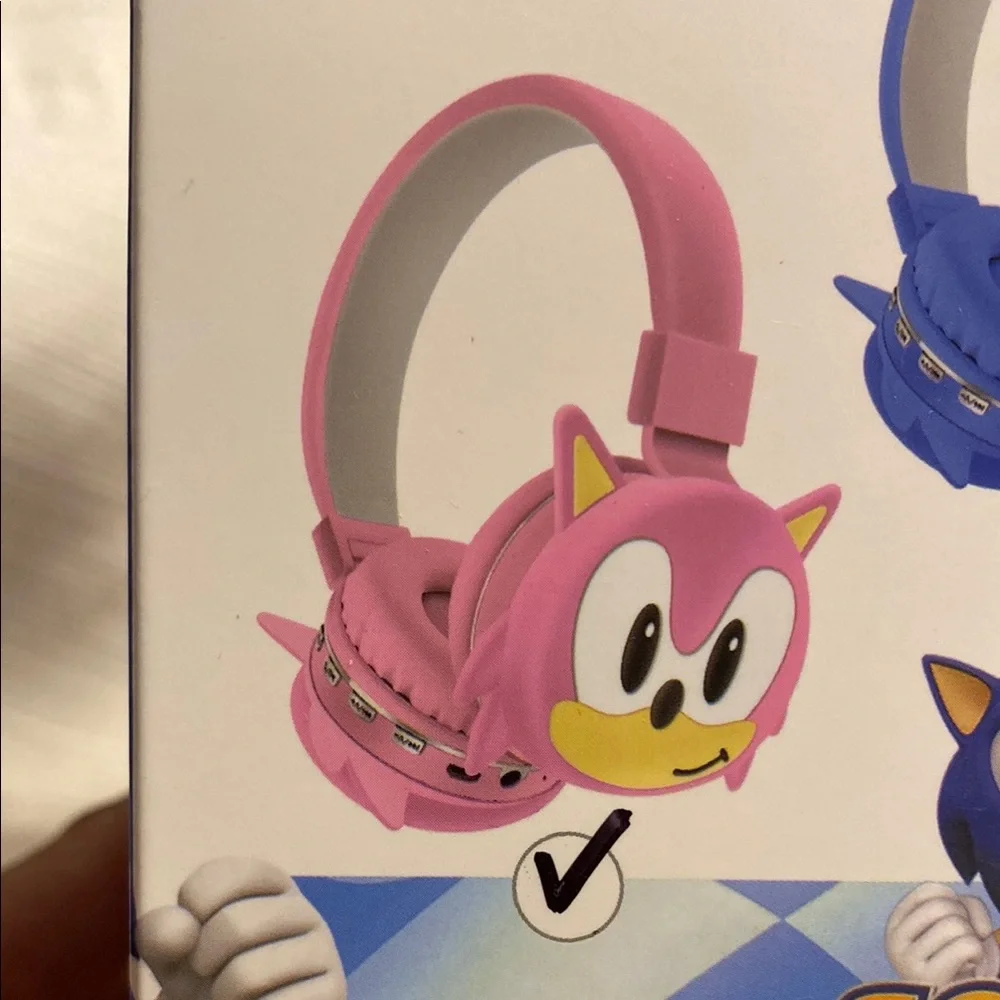 NIB - Sonics Wireless Bluetooth Headphones for Kids & Adults Pink